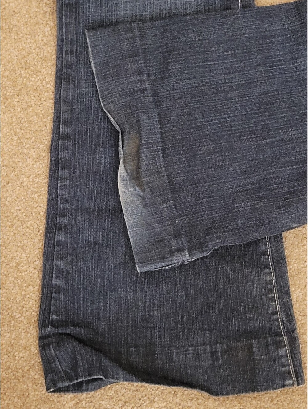 Y2K Bongo Women Jr Sz 9 Dark Rinse Vanessa Minnillo Fit Flare Jeans Low Rise - Picture 8 of 9